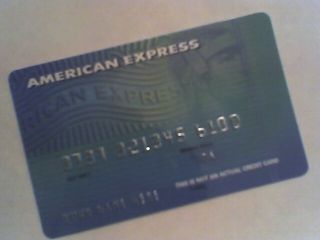 Fake credit card