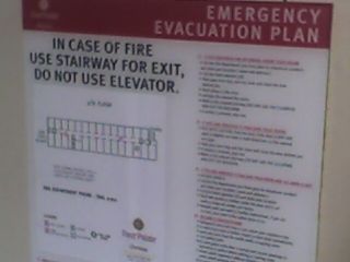 Fire escape plan