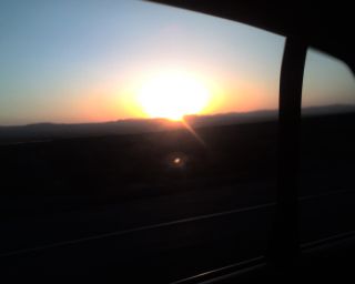 Sunrise at the border