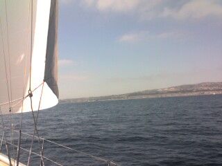 Sailing off the California Coast
