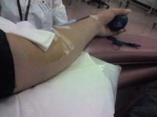 Red Cross blood donation