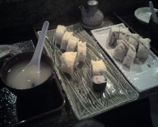 Miso and sushi
