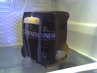 Lonely Guinness in the mini refrigerator