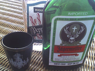 Jagermeister and Peppermint Schnaps